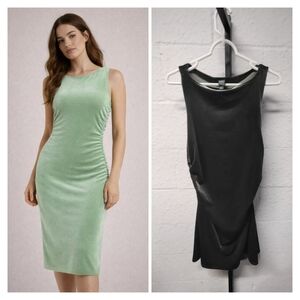 Wild Fable Target Brand Elegant Green Sleeveless Dress